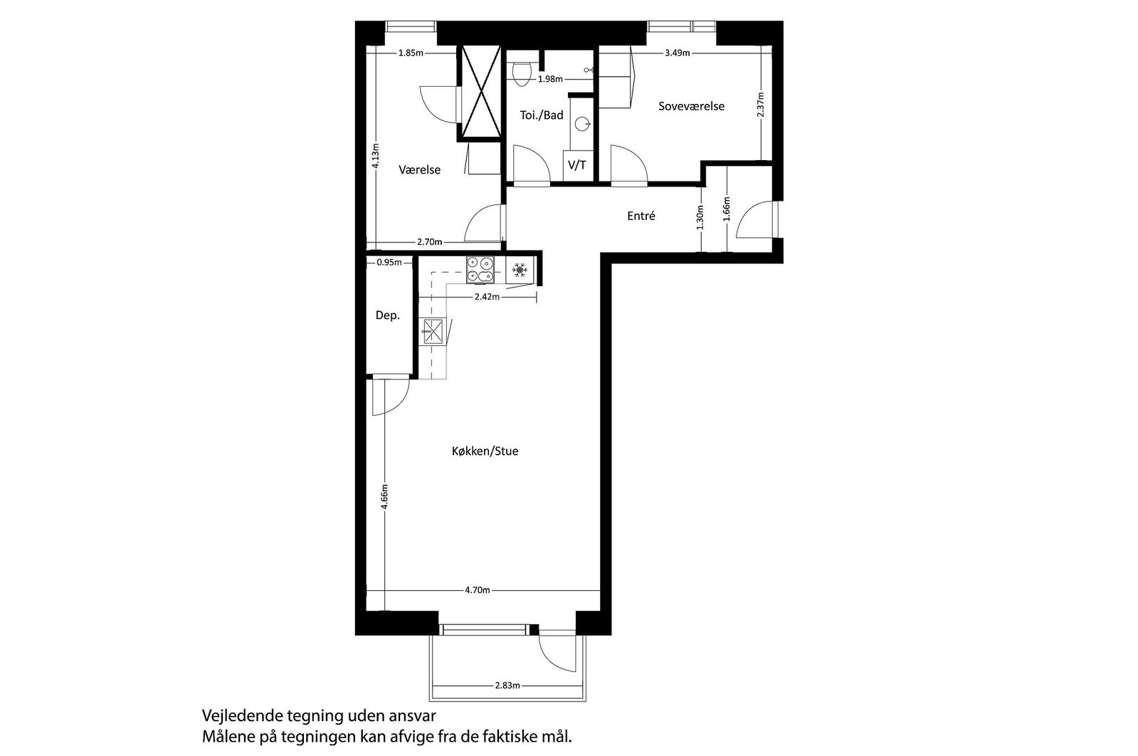 Visual presentation of the listing