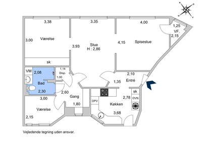 Visual presentation of the listing