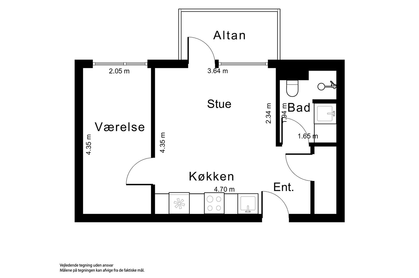 Visual presentation of the listing