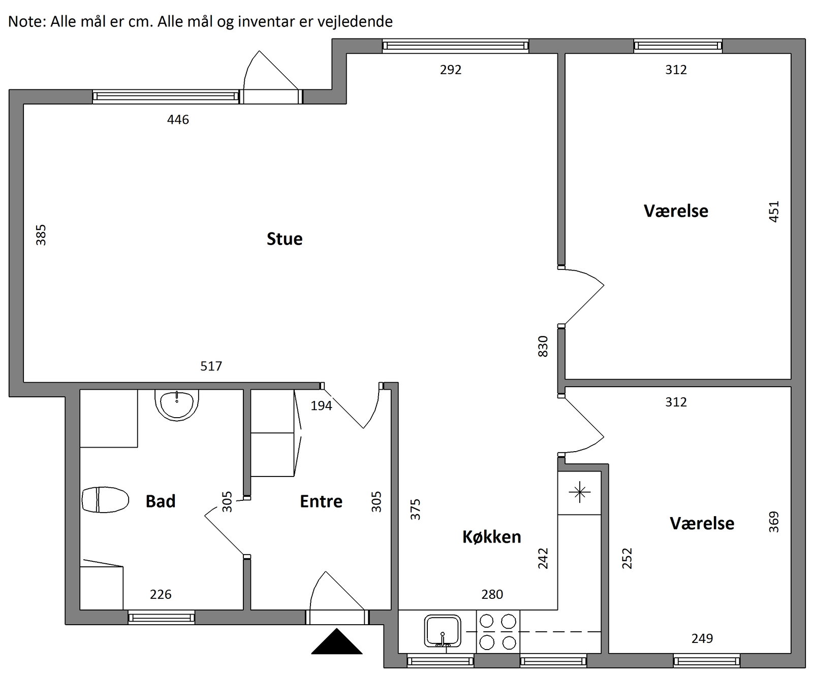 Visual presentation of the listing