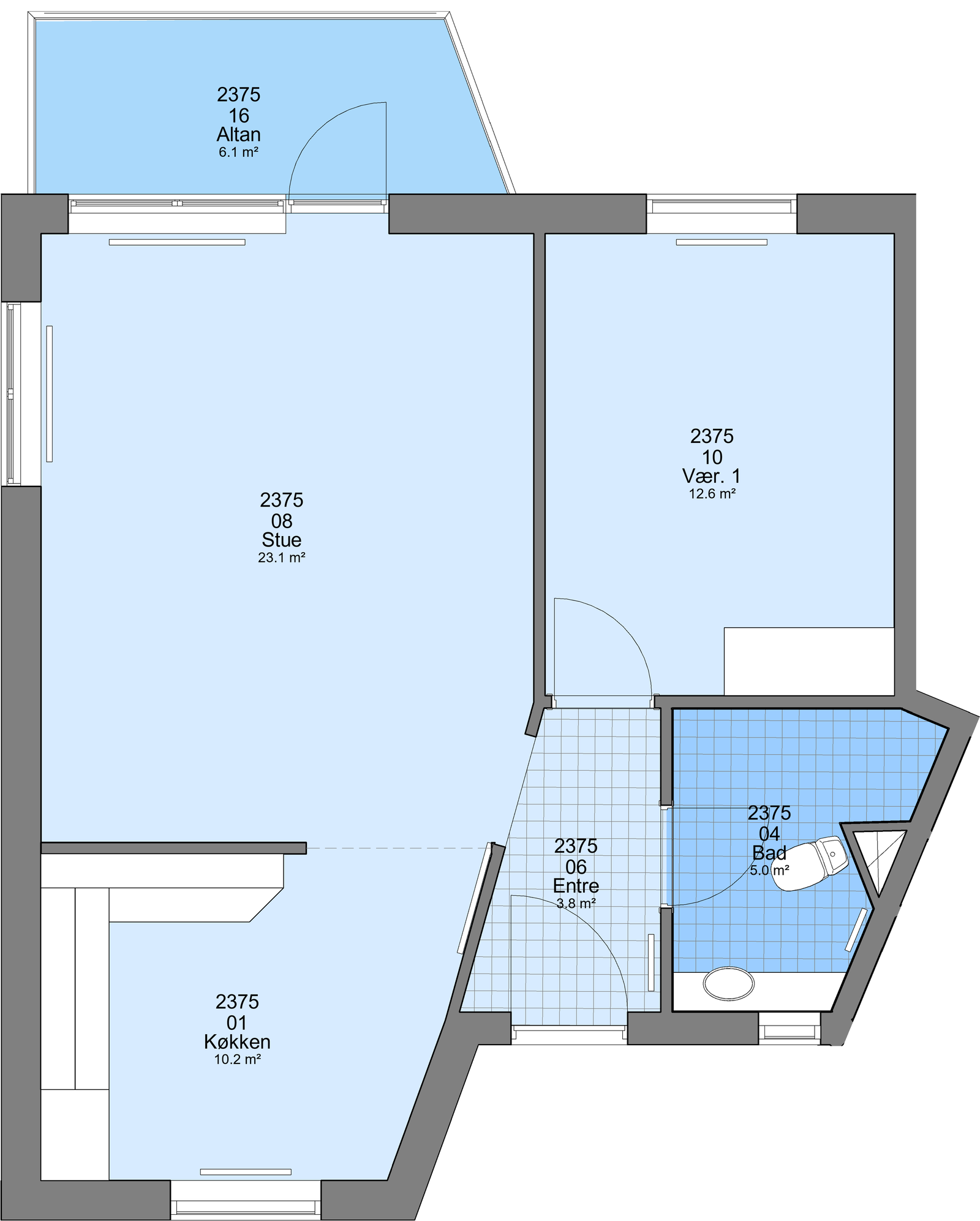 Visual presentation of the listing