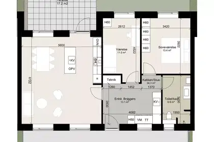 Visual presentation of the listing