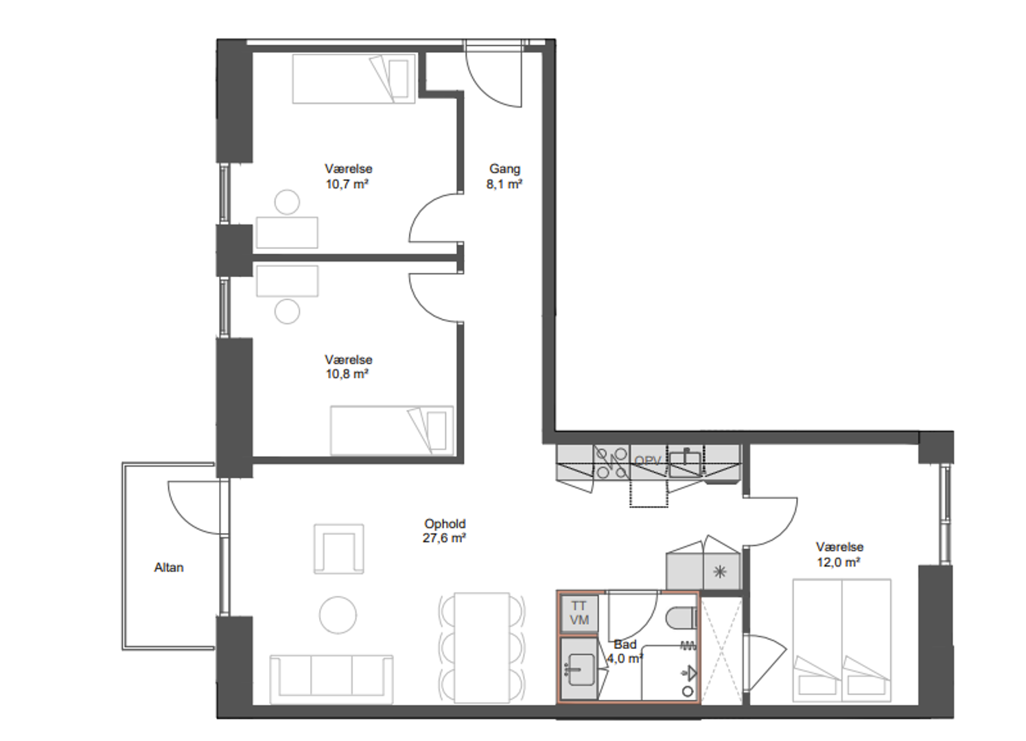 Visual presentation of the listing