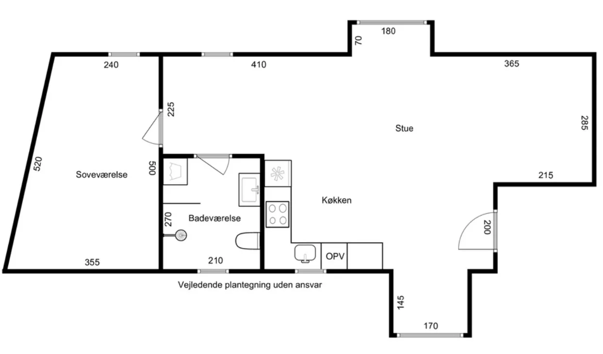 Visual presentation of the listing