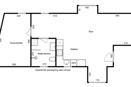 Visual presentation of the listing
