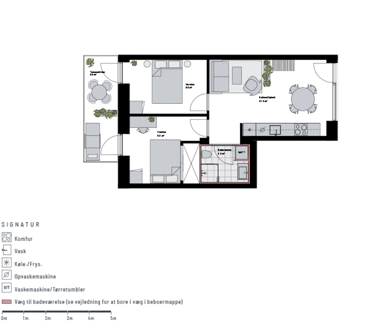 Visual presentation of the listing