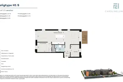 Visual presentation of the listing
