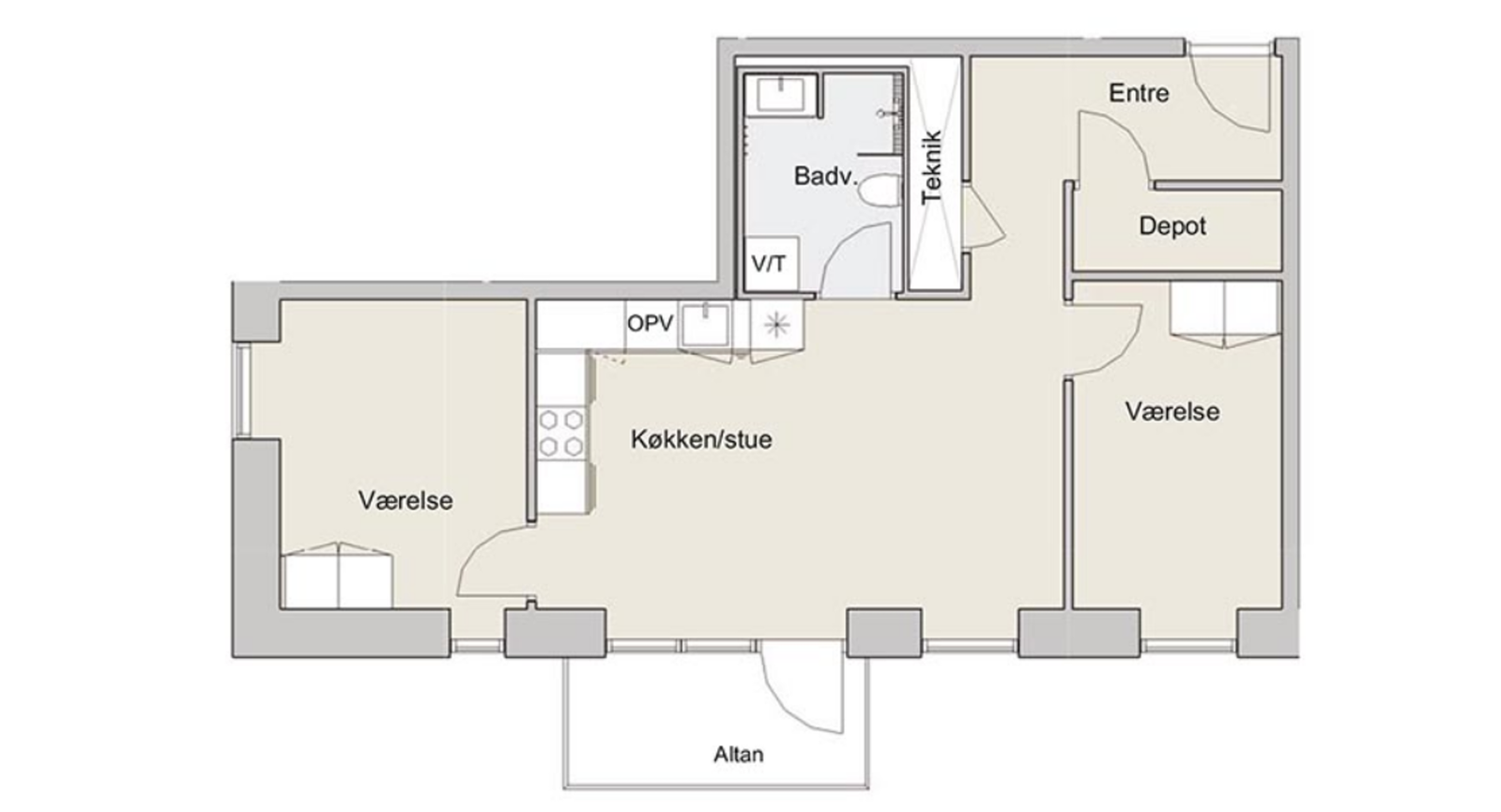 Visual presentation of the listing