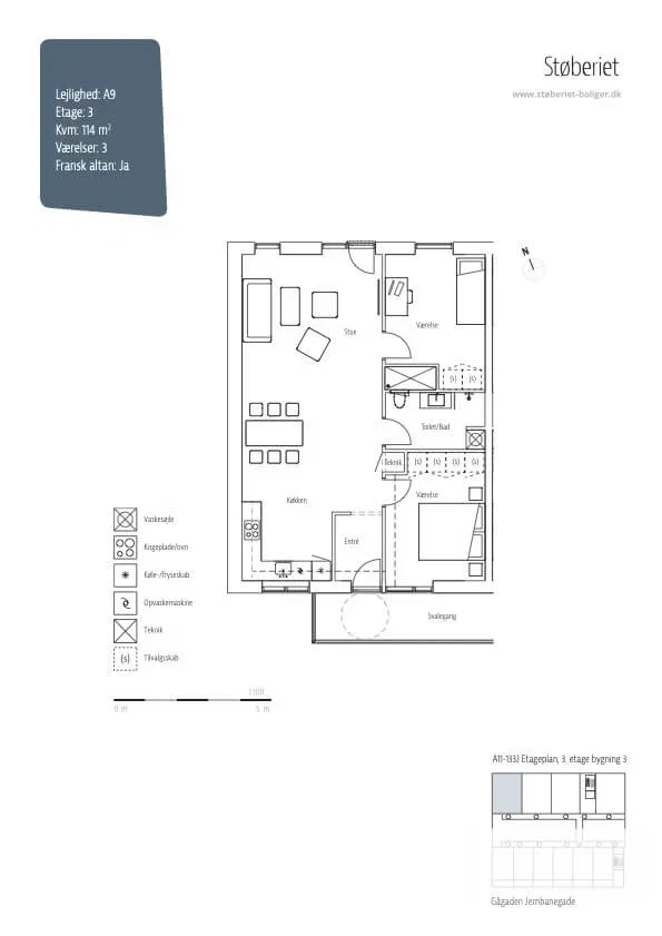 Visual presentation of the listing