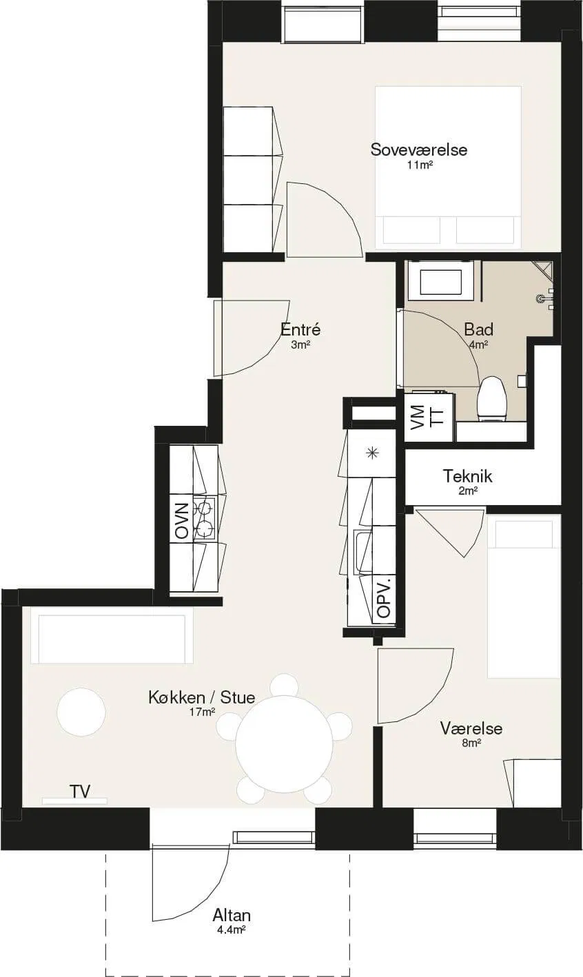 Visual presentation of the listing