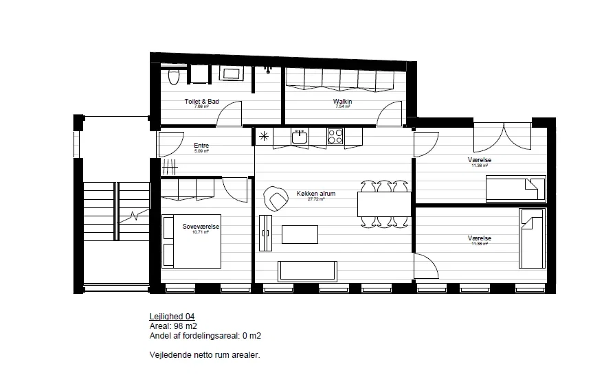 Visual presentation of the listing