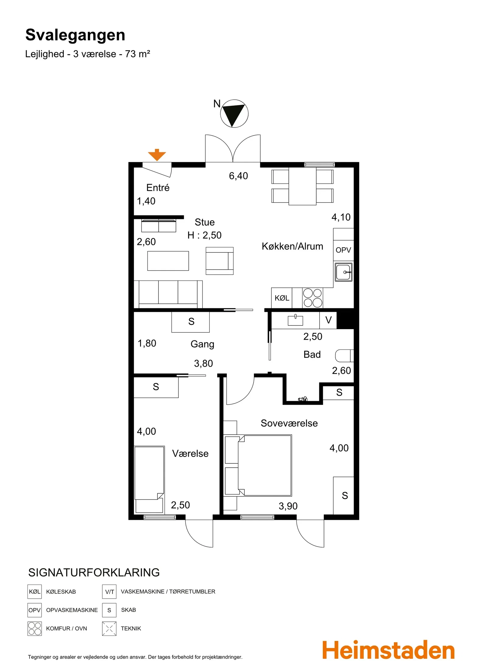 Visual presentation of the listing
