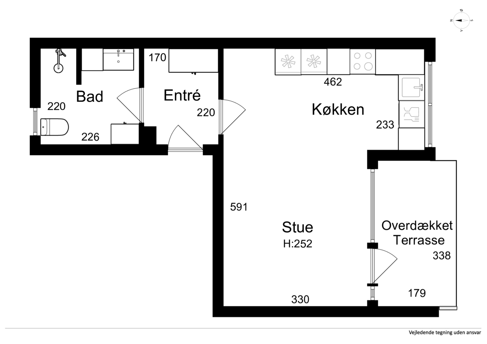 Visual presentation of the listing