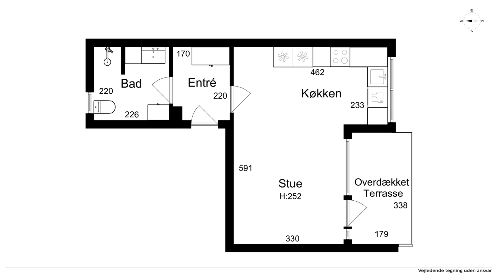 Visual presentation of the listing