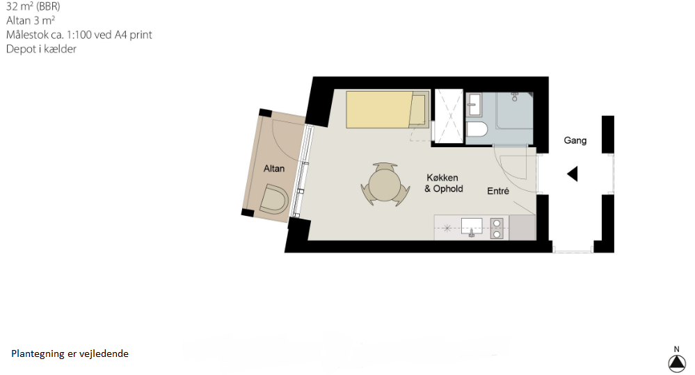 Visual presentation of the listing