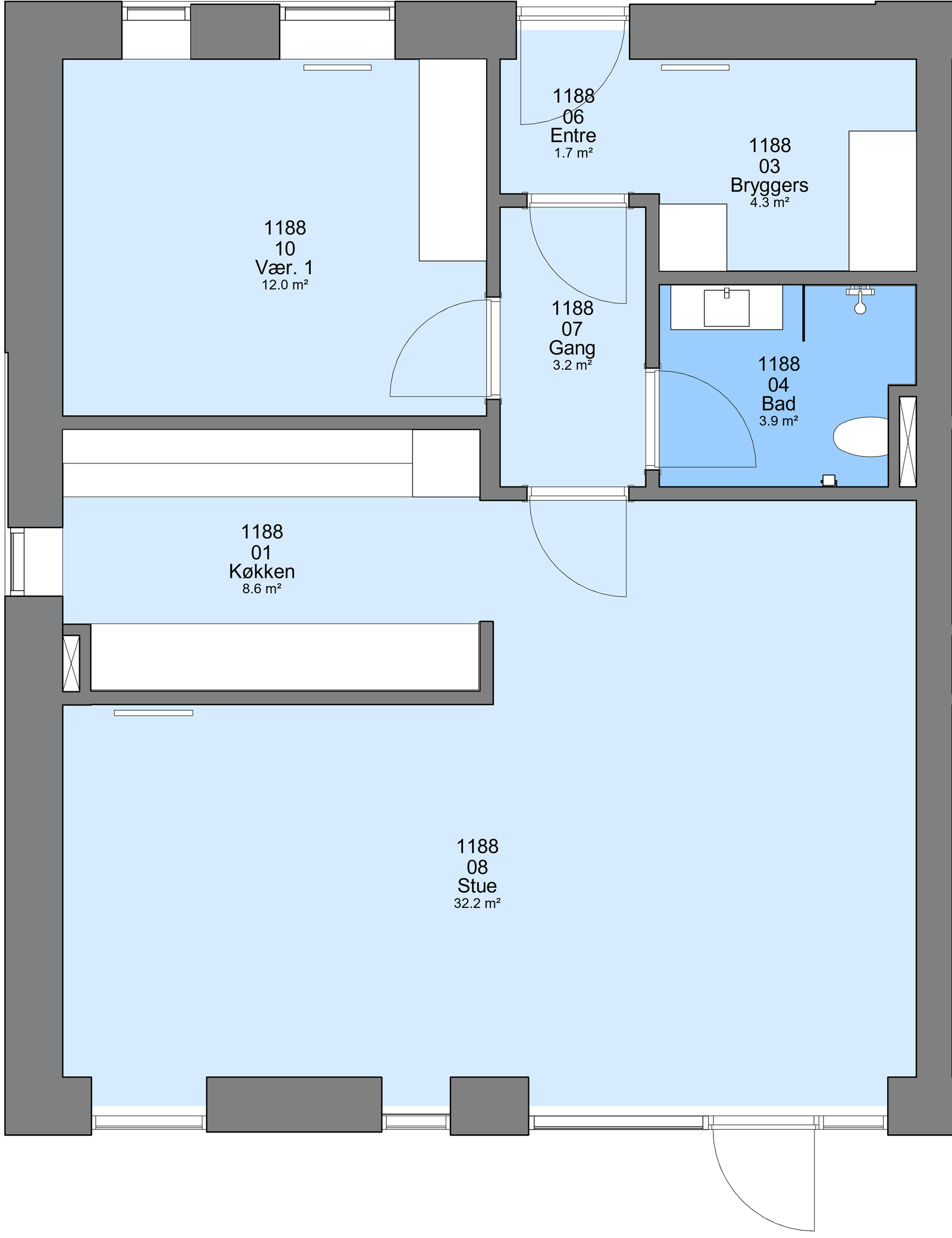 Visual presentation of the listing