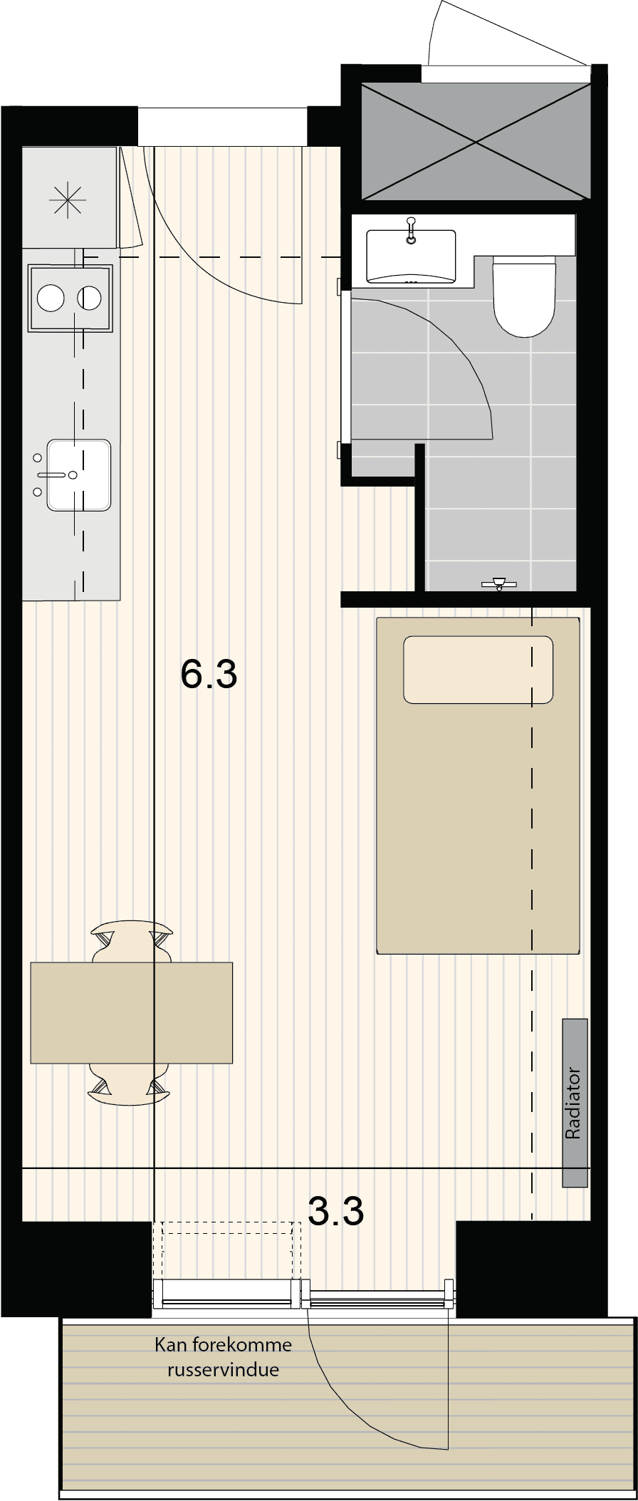 Visual presentation of the listing