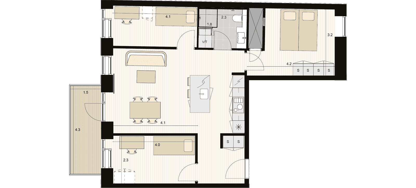 Visual presentation of the listing