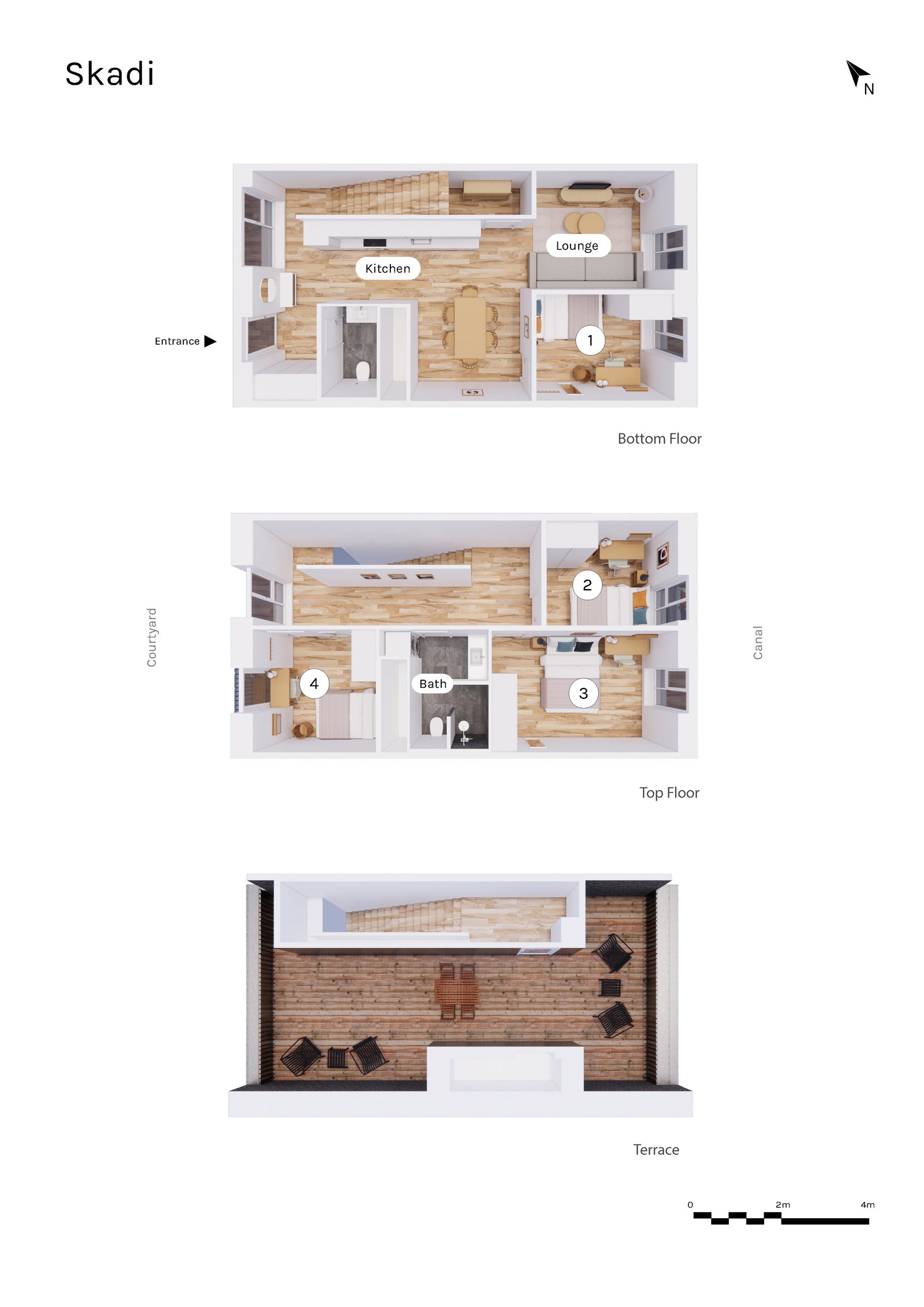 Visual presentation of the listing