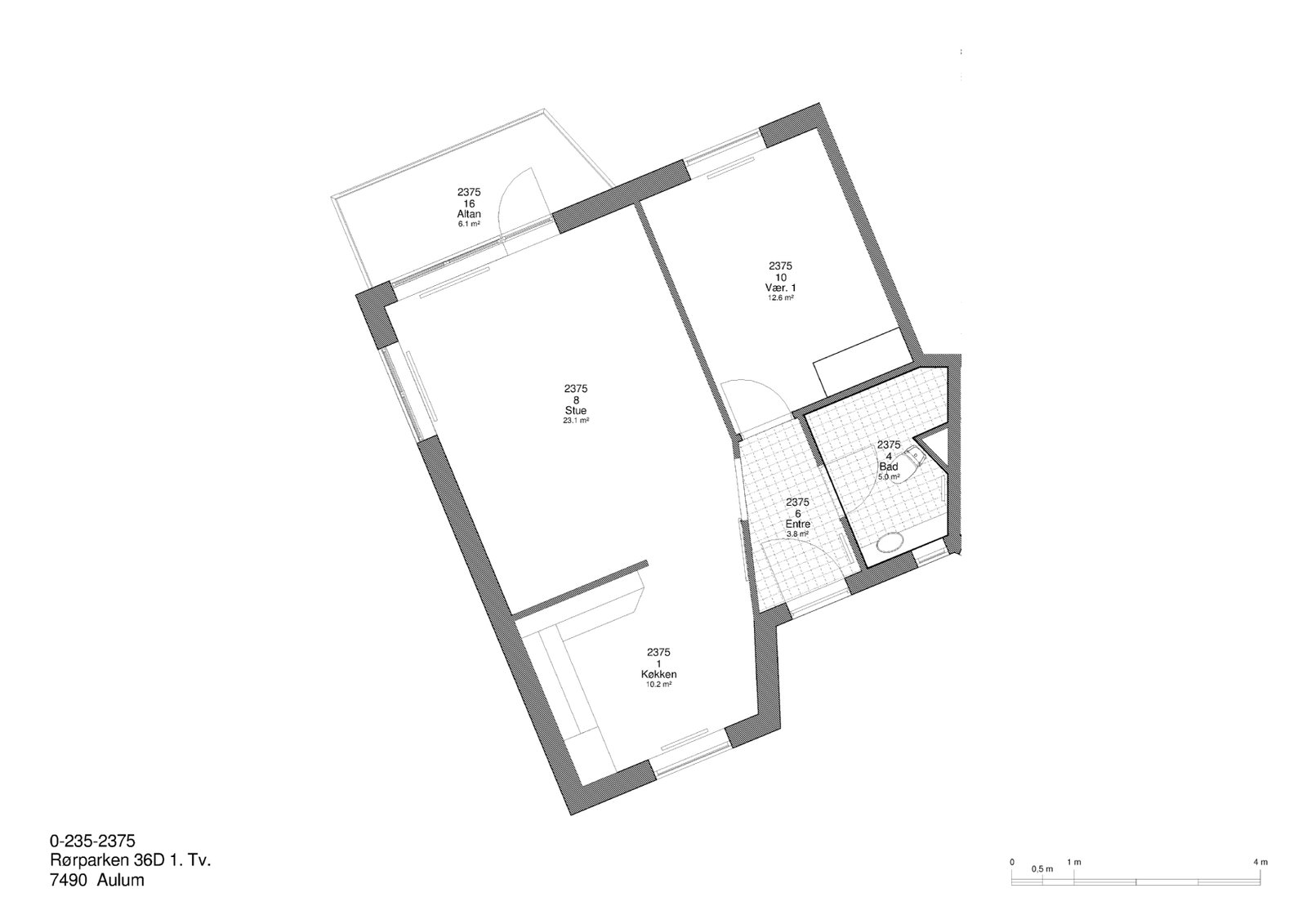 Visual presentation of the listing