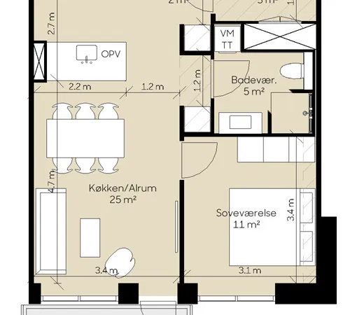 apartment Apartment in a Modern Co-housing Community