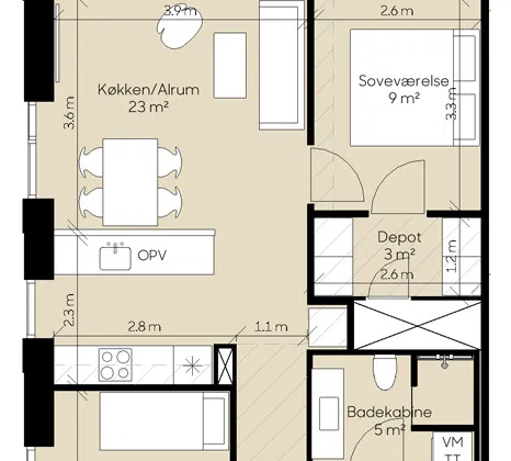 apartment Apartment in a Modern Cohousing Community