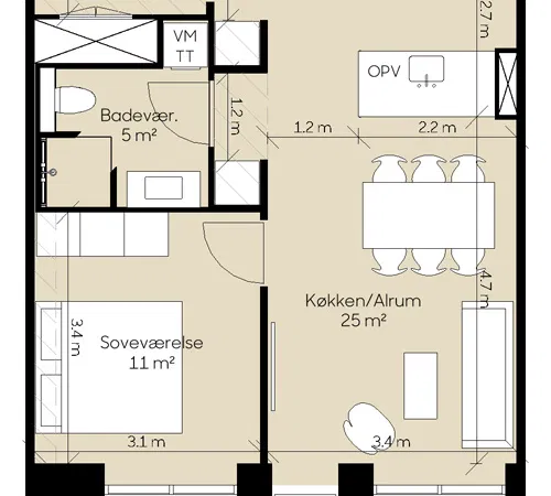 apartment Apartment in a Modern Co-housing Community