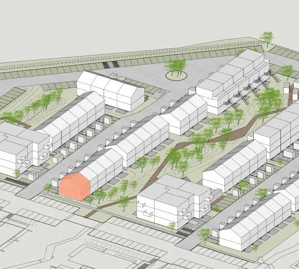 townhouse Rækkehus i moderne bofællesskab