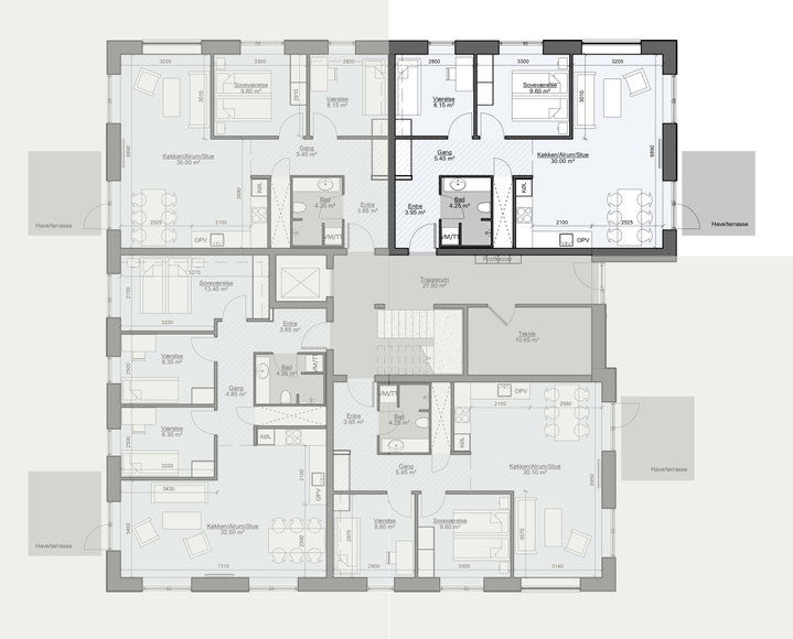 Apartment in a Modern Cohousing Community - Guldsmedestien, Nivå - 0