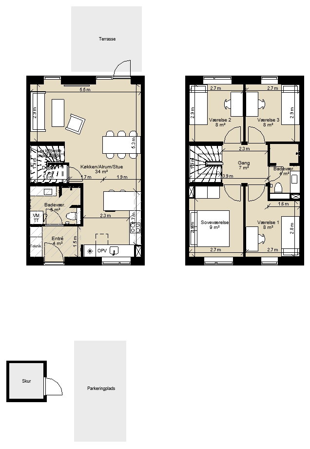 Visual presentation of the listing