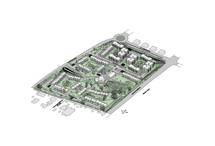 Rækkehus i 2 plan i moderne bofællesskab - Skøjteløberen, Ølstykke - 0