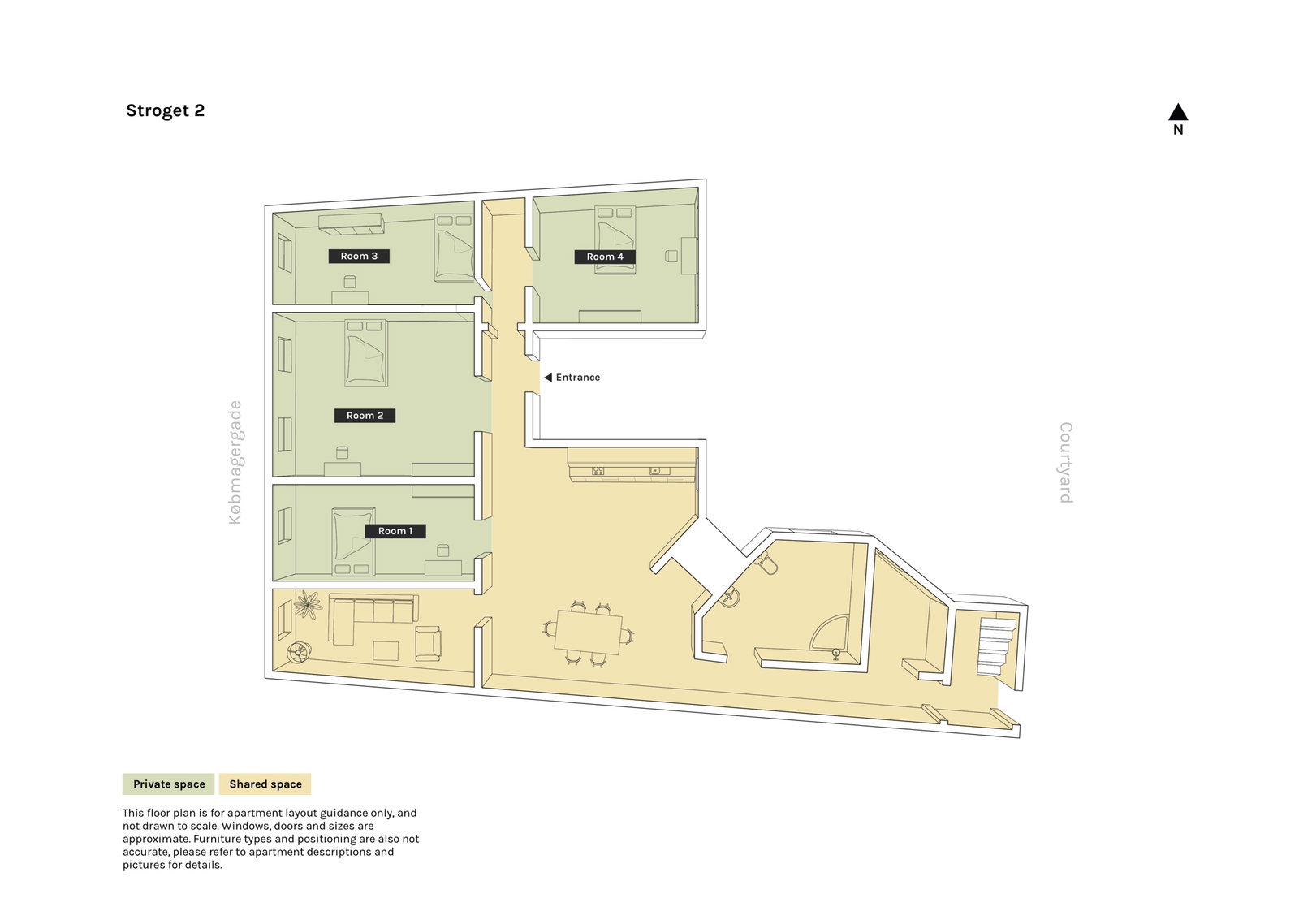 Visual presentation of the listing