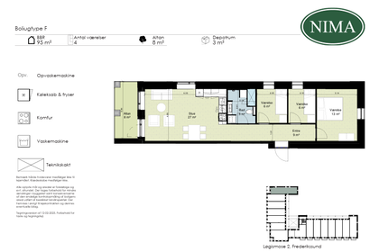 Visual presentation of the listing