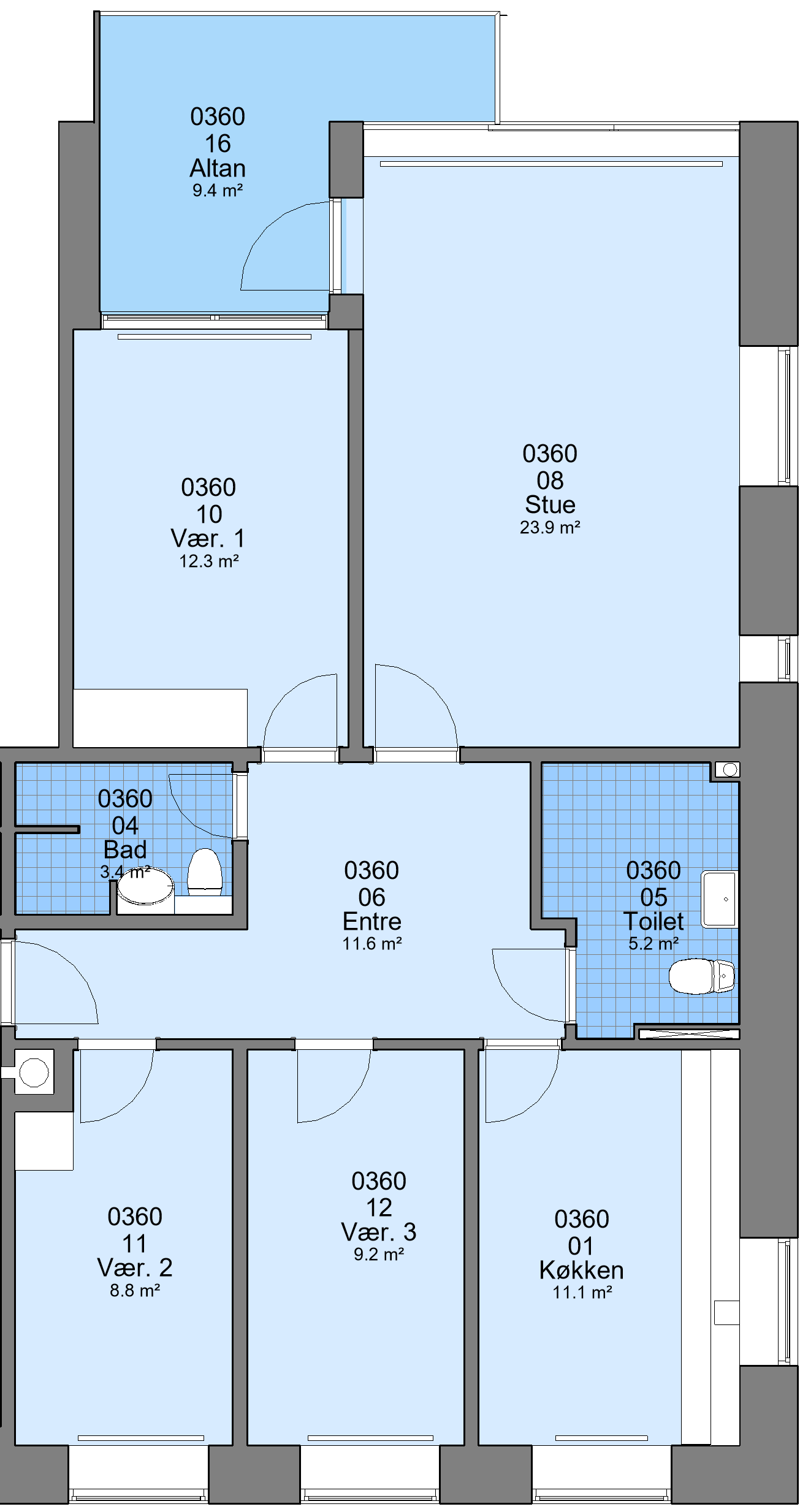 Visual presentation of the listing