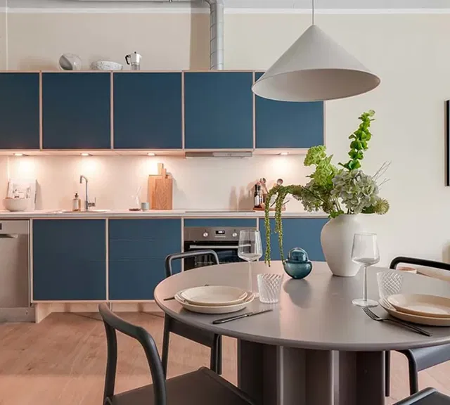apartment Charmerende lejlighed med hems og lys opholdsstue