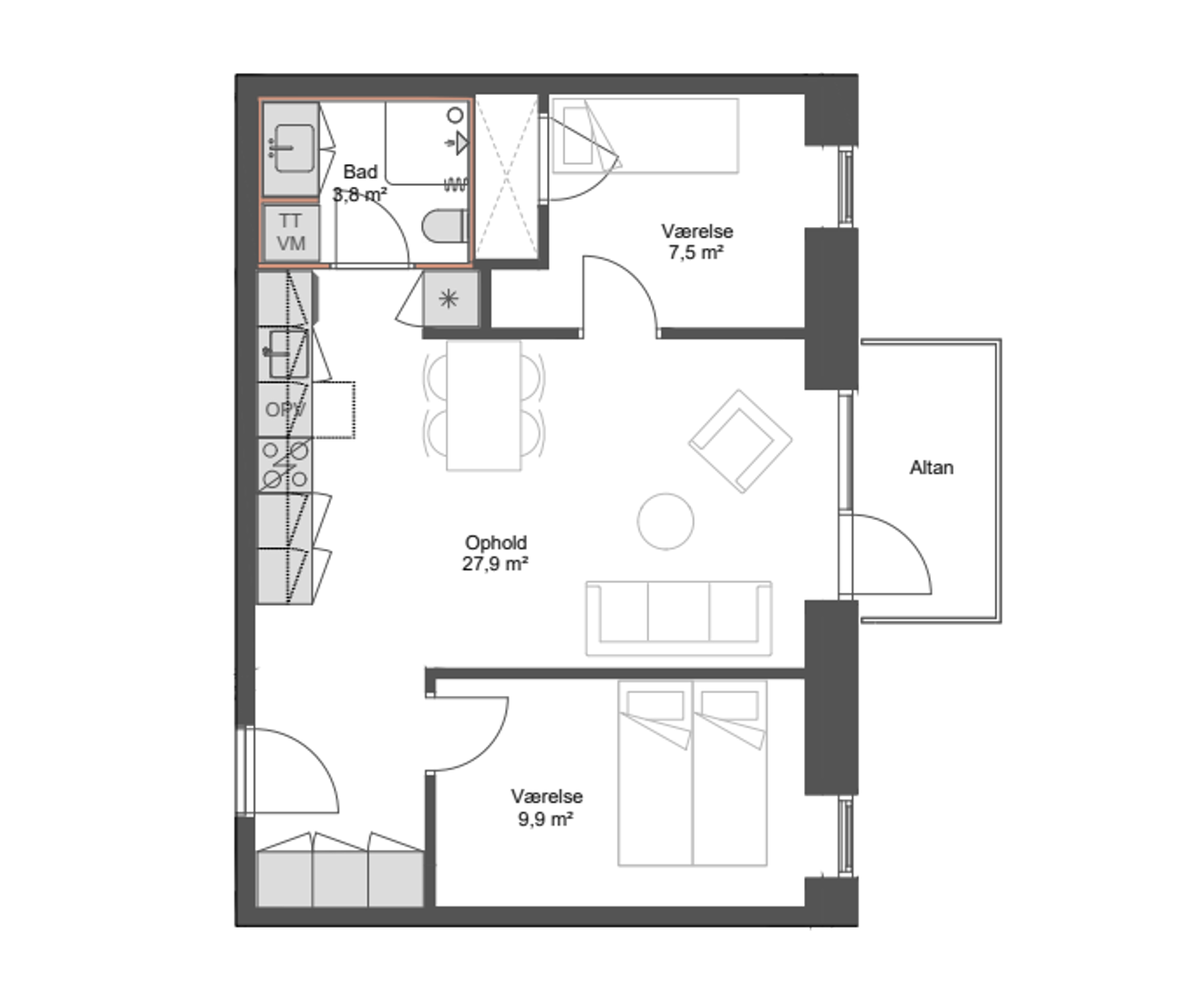Visual presentation of the listing