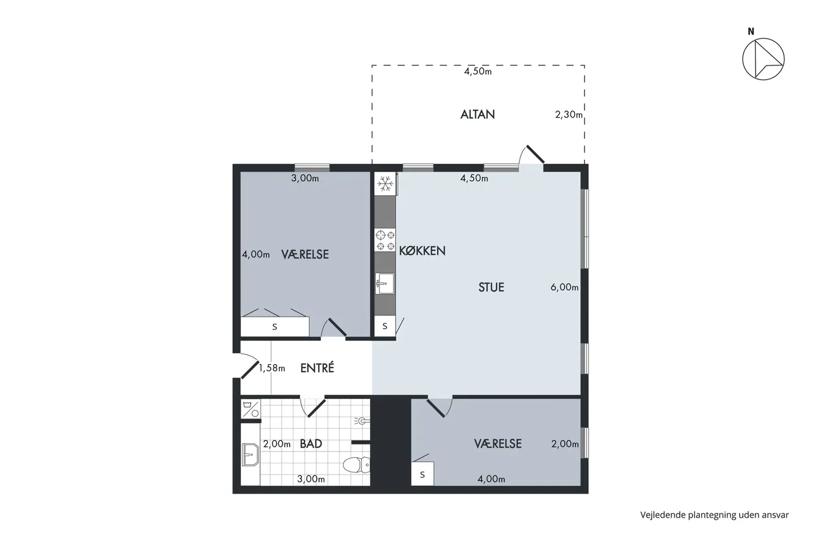 Visual presentation of the listing