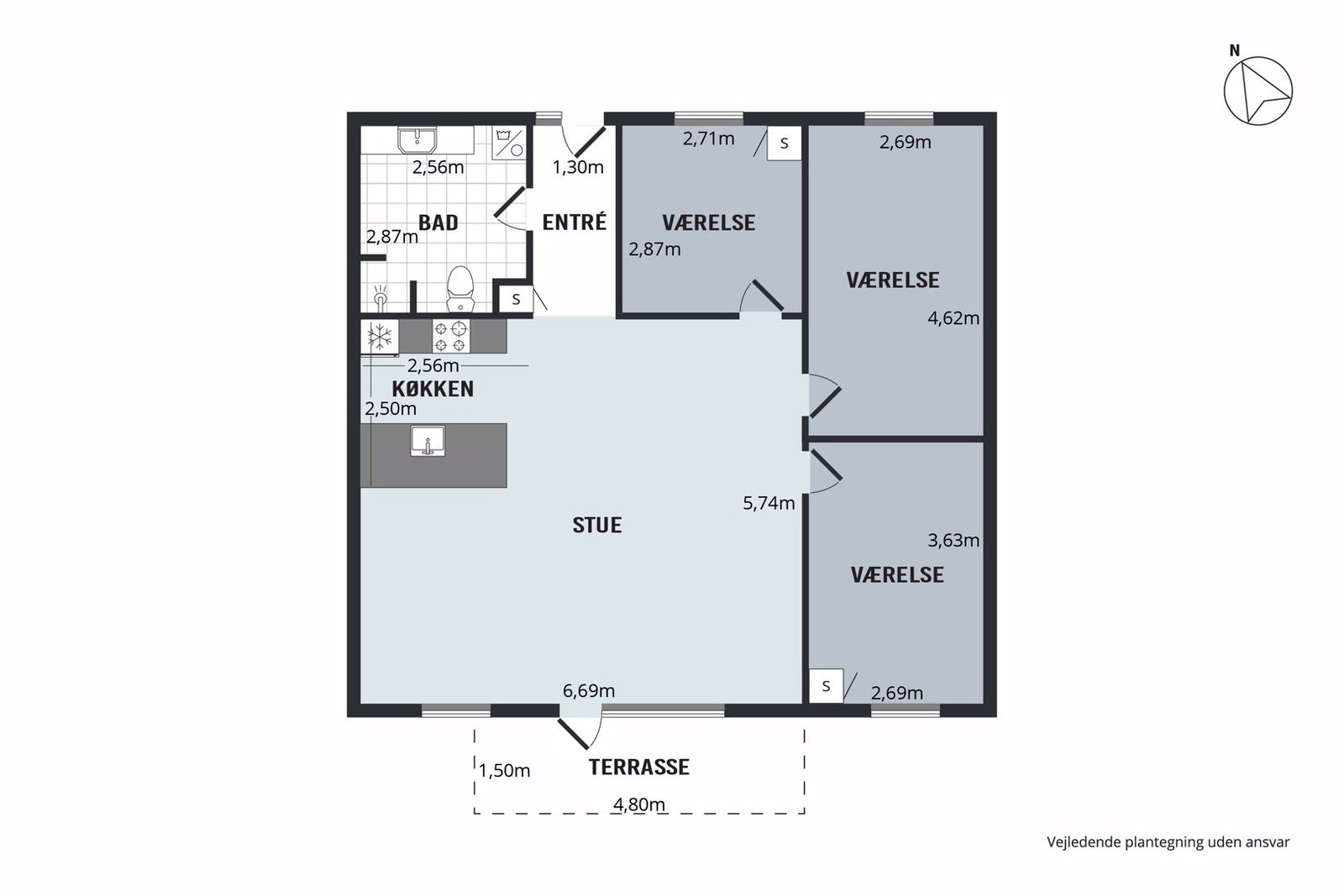 Visual presentation of the listing