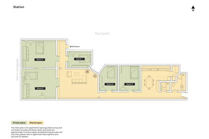 Visual presentation of the listing