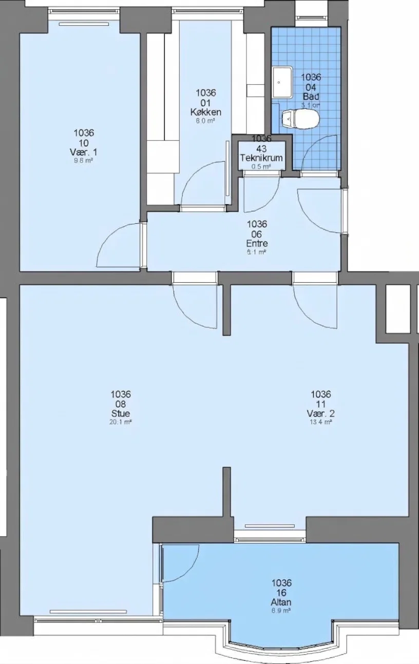 Visual presentation of the listing