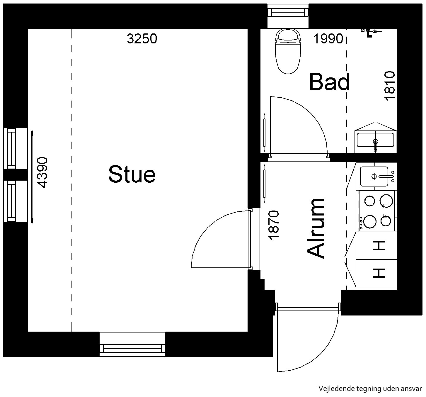 Visual presentation of the listing