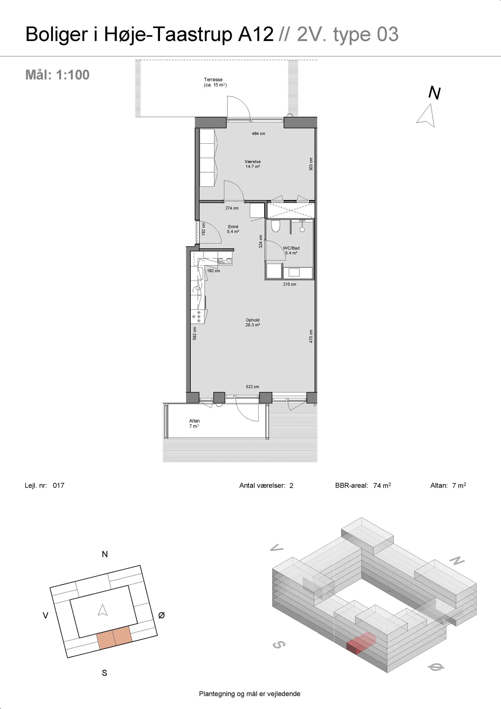 Visual presentation of the listing