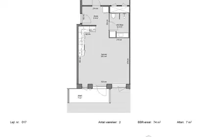 Visual presentation of the listing