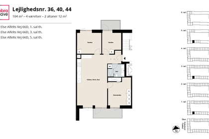 Visual presentation of the listing