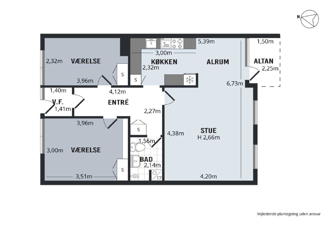 Visual presentation of the listing