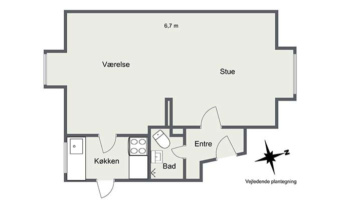 Visual presentation of the listing