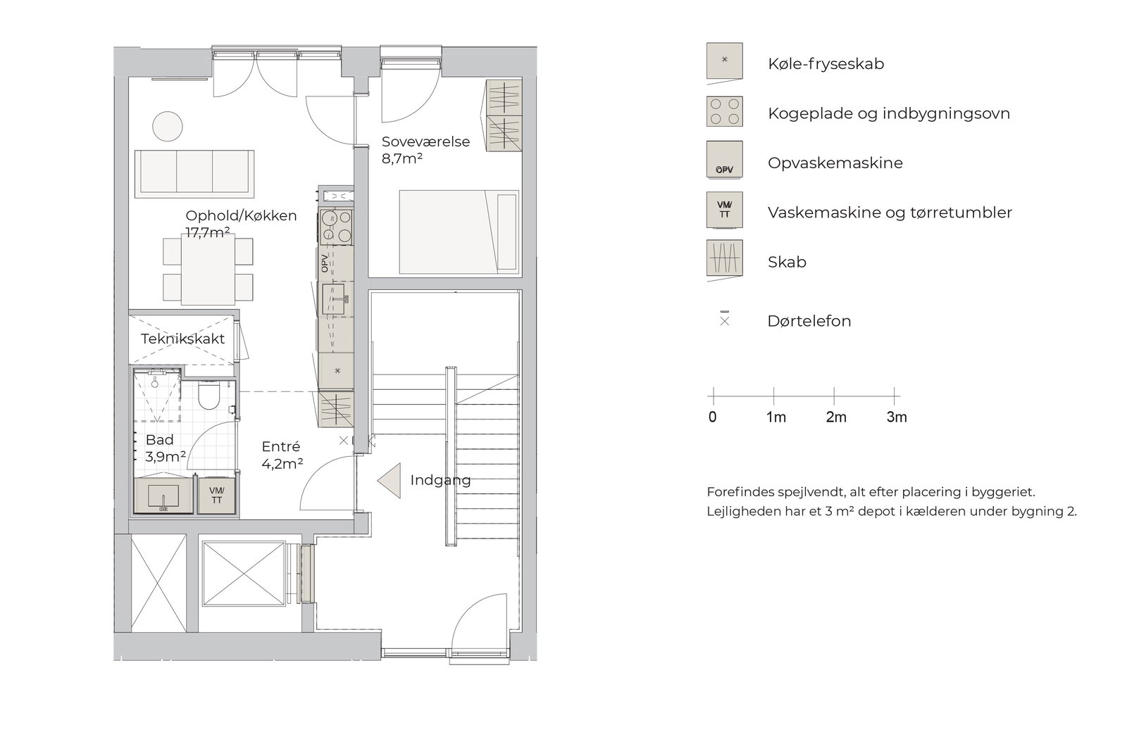 Visual presentation of the listing