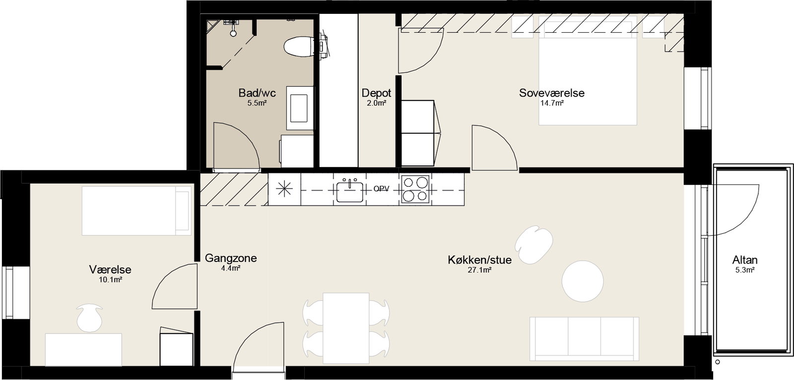 Visual presentation of the listing