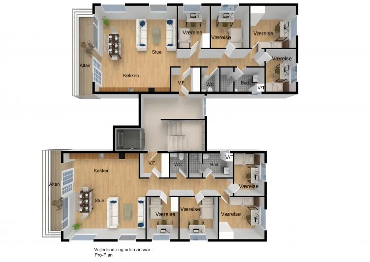 Visual presentation of the listing