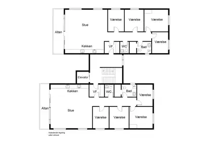 Visual presentation of the listing